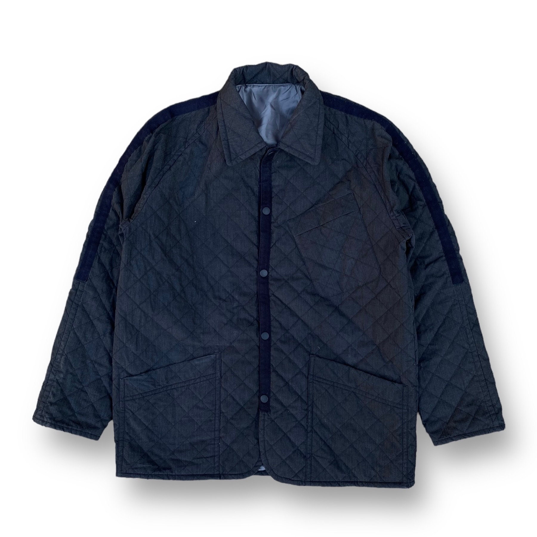 Vintage 90s PPFM Button up Jacket Multipocket Snap Button