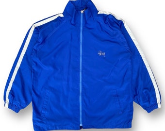 Vintage 90s Stussy Nylon Windbreaker Jacket Logo & Letter Vintage 90s Stussy Nylon Windbreaker Jacket Logo & Letter