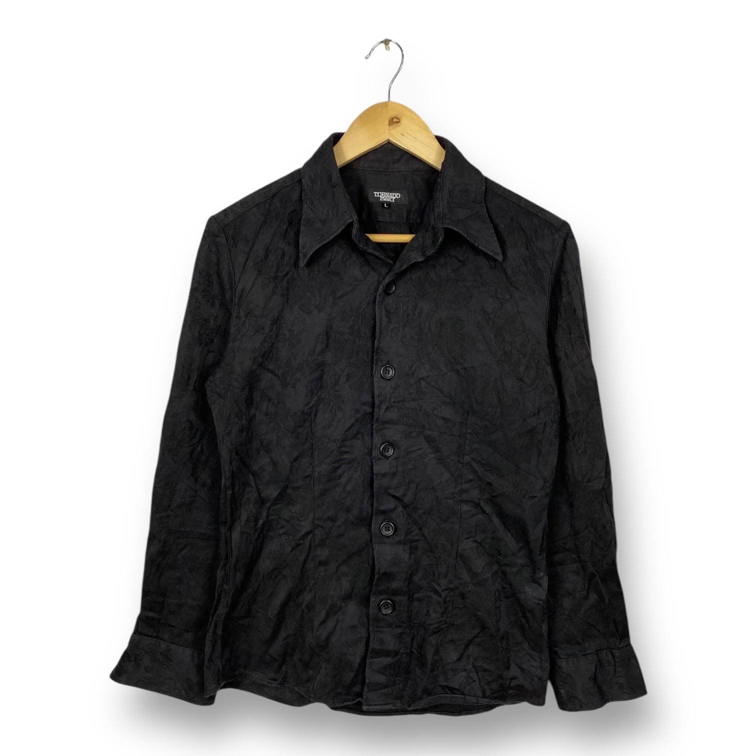 Iconic! Vintage Tornado Mart Flower Monogram Button Down Jacket