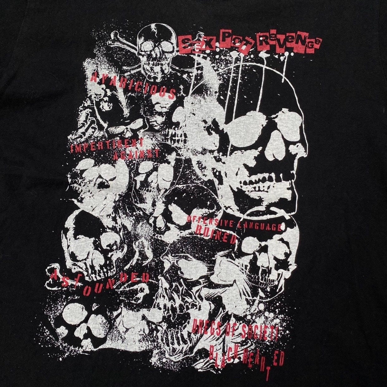Vintage 90s Sex Pot Revenge Shirt Large Japan Chaos Punk Style