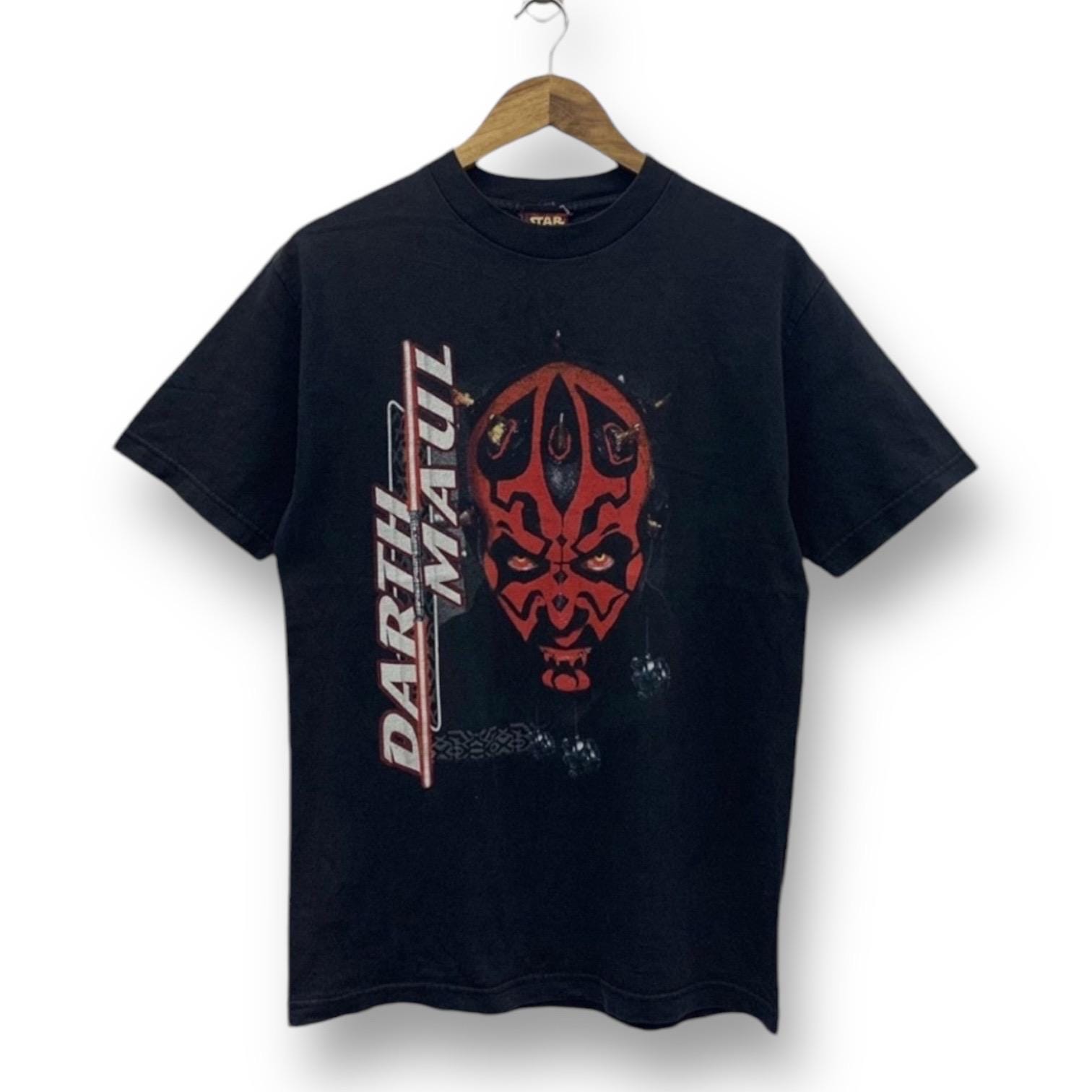 Vintage 90s Star Wars Darth Maul Movie Shirt Medium Lucasfilm by