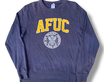 Vintage The San Francisco University Sweatshirt AFUC Since 1855 Big Spell Out Pullover Crewneck Size L
