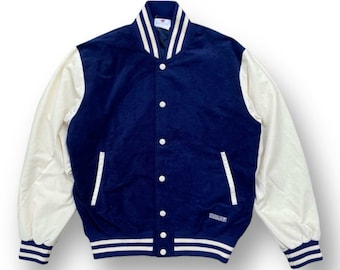 Vintage 80's GAP DENIM Men's 2 Tone Blue Jean Jacket STADIUM