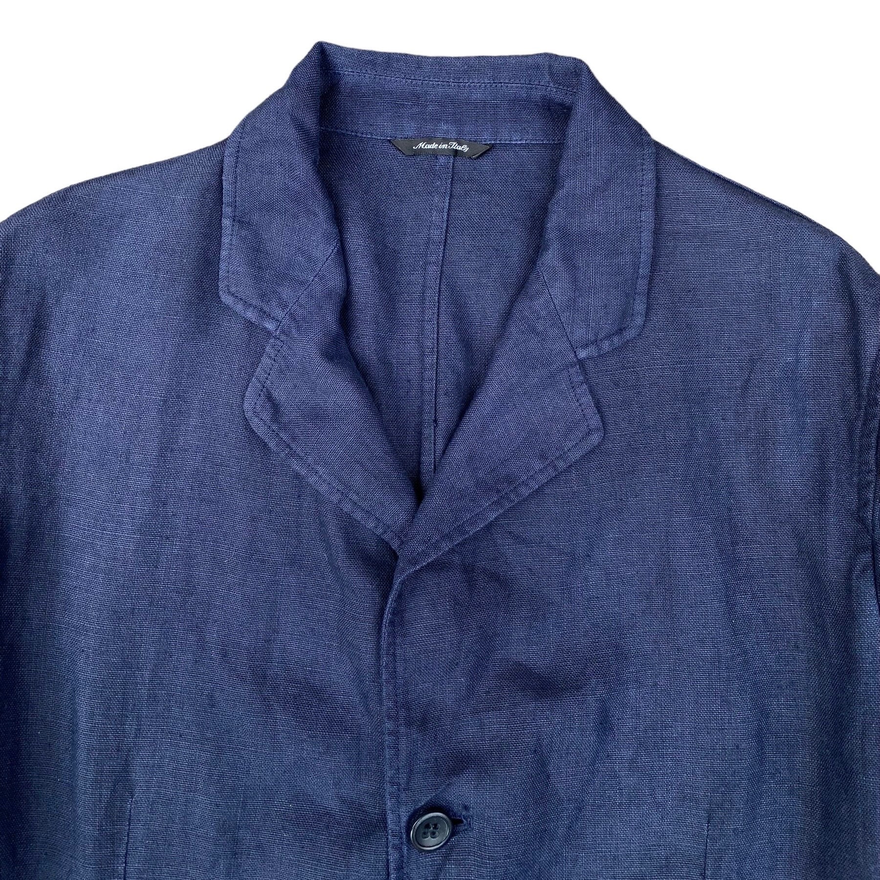 90’s CP COMPANY 48 リネン ジャケット イタリア製 モレノ 紺 il_fullxfull.6053360531_ljvf.jpg