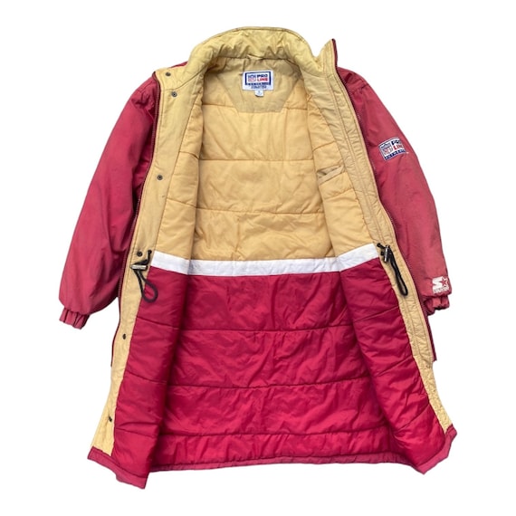 90年代サンフランシスコ49ersダウンジャケット Vintage 1990s Reebok San Fransisco 49ers NFL Football Pro