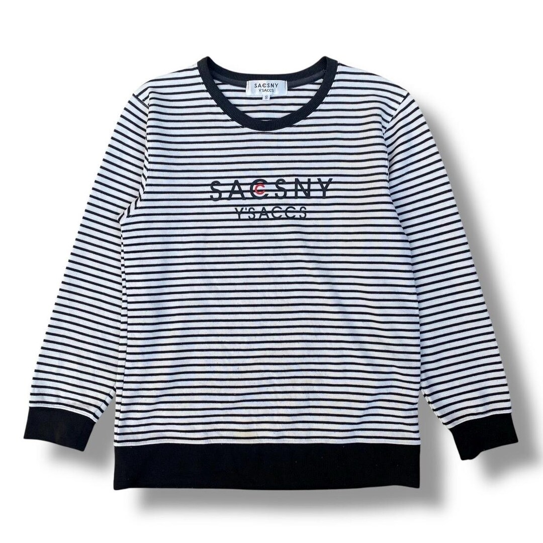 Vintage 90s Sacsny Y'saccs by Yohji Yamamoto Striped Long Sleeve