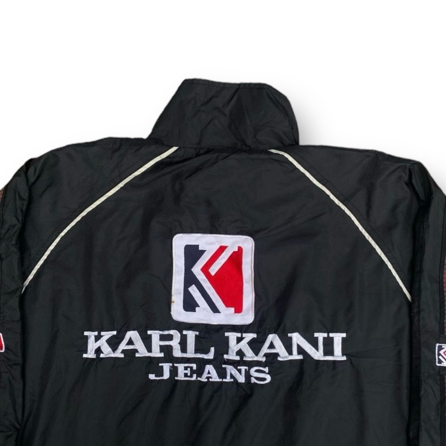 Vintage 90s Karl Kani Jeans Light Jacket Extra Large Big 