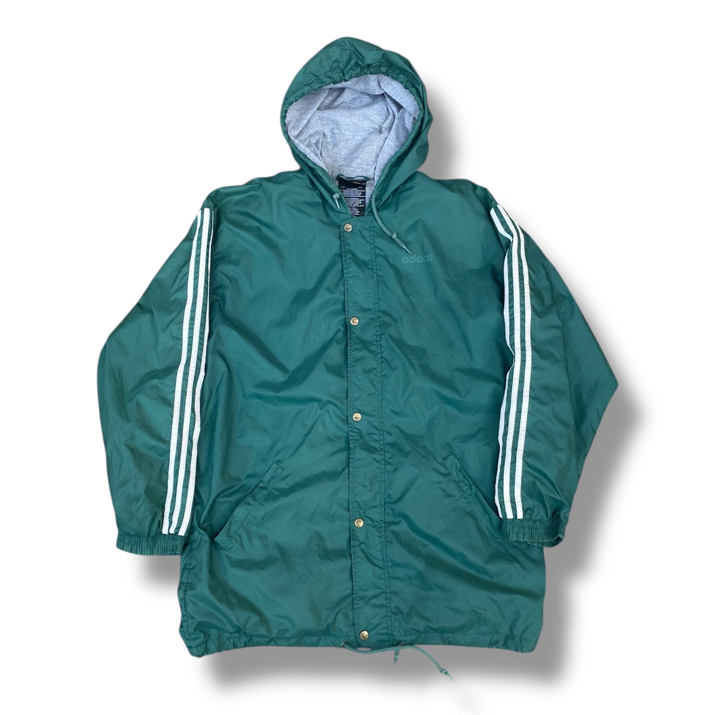 Adidas green with white stripe jacket - Etsy 日本