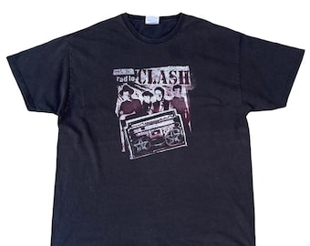 Vintage Tshirt the Clash Japanese Skull Crossbone Size S 3xl.jpg