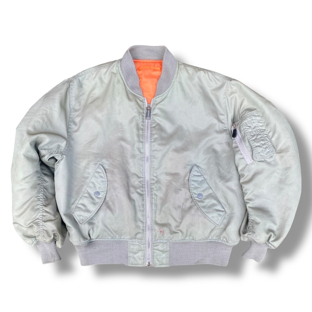 90s ma-1 phantommilitary USA製 medium Vintage 90s Reversible MA-1 Military Ultra Force Flyers Bomber