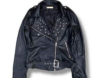 Vintage Mad Punk Seditionaries Double Collar Jacket Pin Skull Full