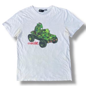 Gorrilaz British Virtual Band Shirt Geep Cover Album Rock Band Size L