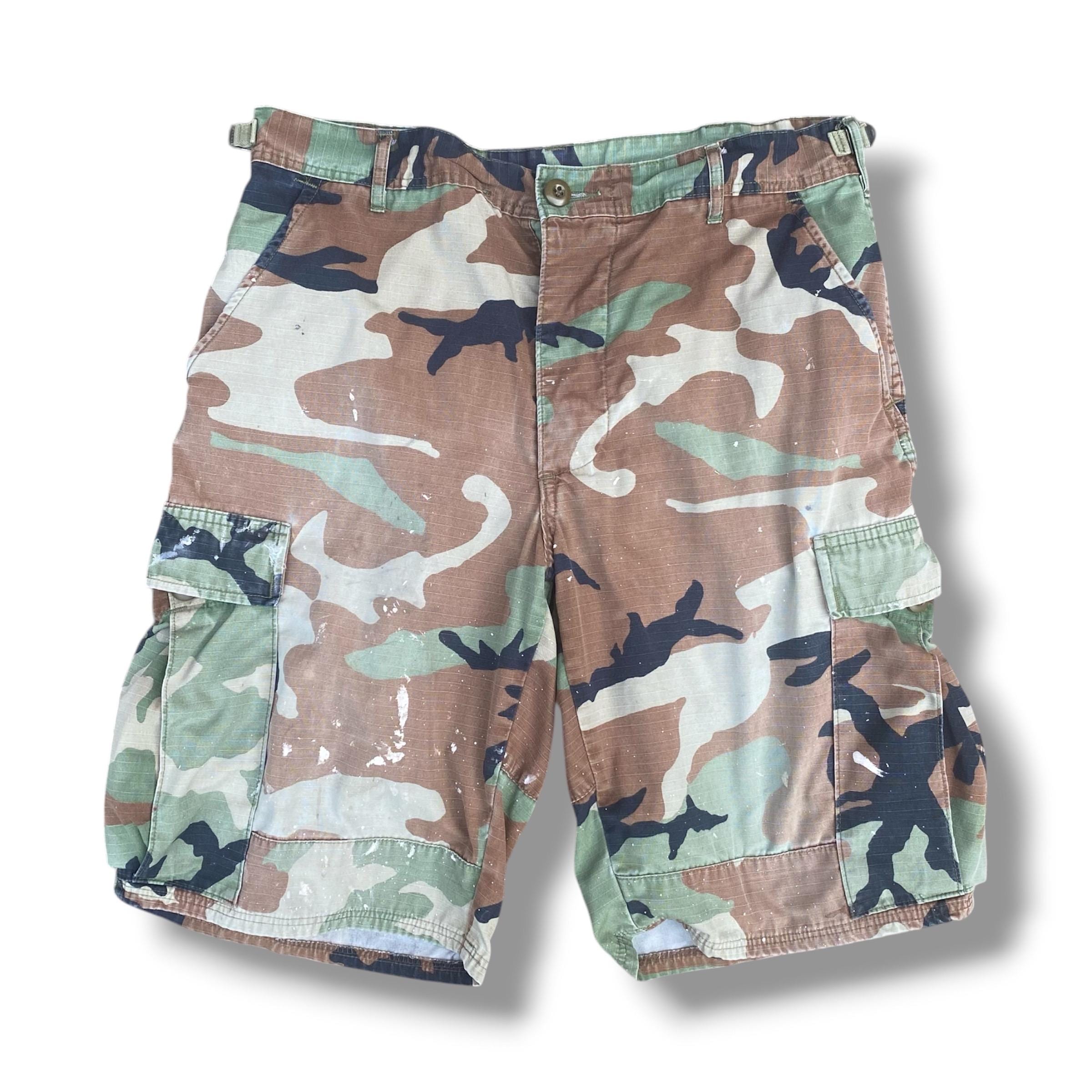 Vintage camo shorts - Etsy 日本
