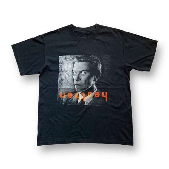 Vintage Y2K David Bowie Band Tees Medium Heathen World Tour