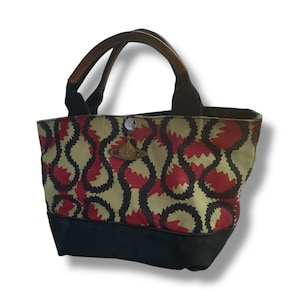 Vintage Vivienne Westwood Squiggle Canvas Tote Bag Iconic Pirate