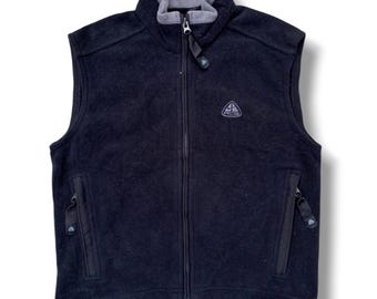 Vintage Nike ACG All Conditions Gear Therma-fit Fleece Vest Zip up