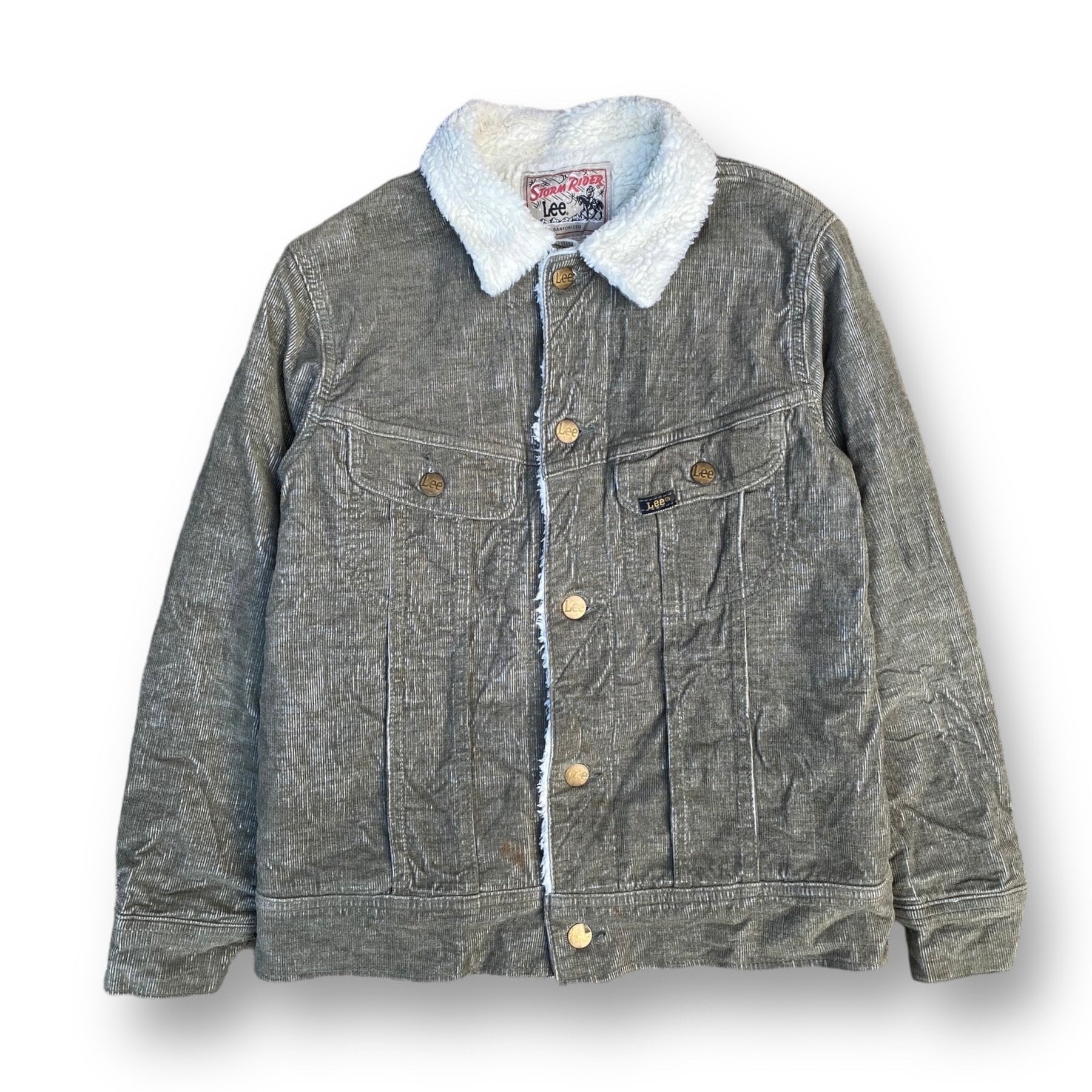 Vintage 90s Lee Storm Rider Trucker Sherpa Workwear Cowboy Blanket