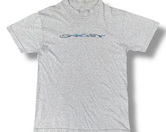 Camiseta Oakley Blue Ring estilo vintage de los 90, ropa urbana, diseño de los 90, talla M.