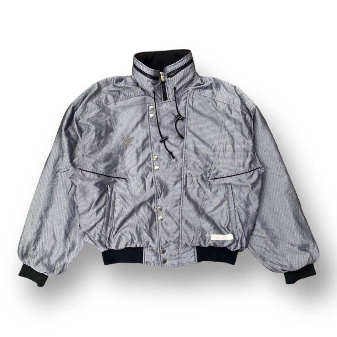 Vintage 90s Adidas Athletic Apparel Hoodies Bomber Jacket Large