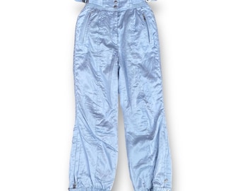 Vintage 90s Courreges Sport Futur Ski Pants Embroidery Logo Snowboard Outdoor Outfits Outerwear Skiwear Size 28
