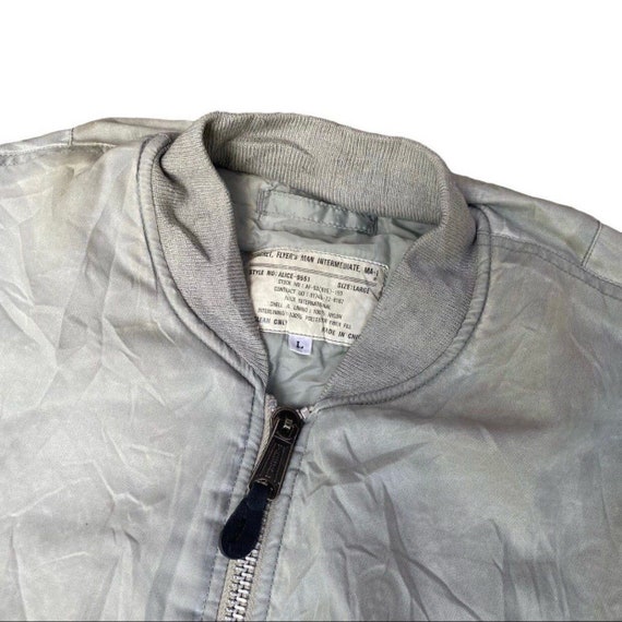 Vintage 90s 80s MA 1 US Air Force Reversible Bomber Flight Jacket
