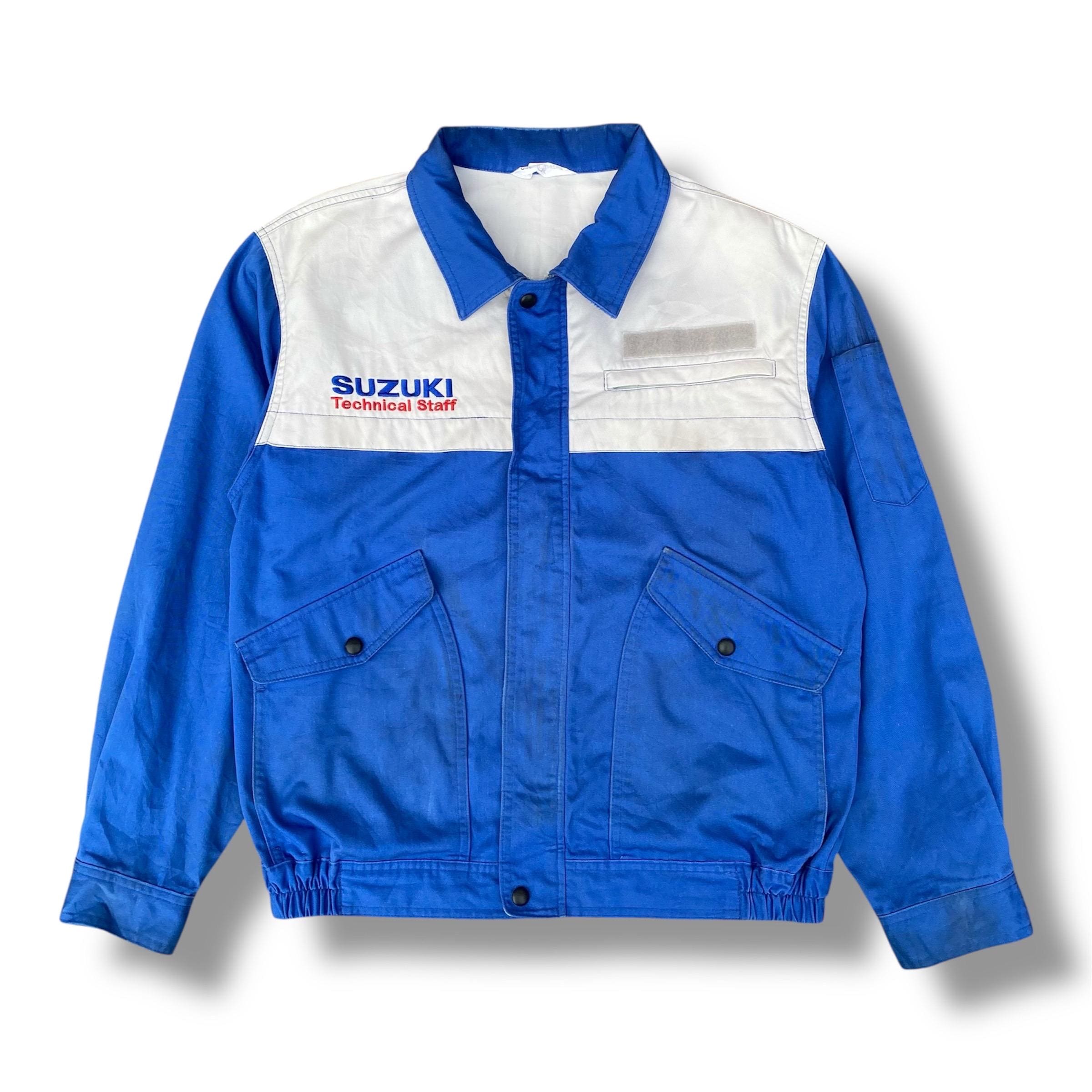 Vintage 90s Suzuki Technical Staff Jacket Motorsport Racing Team