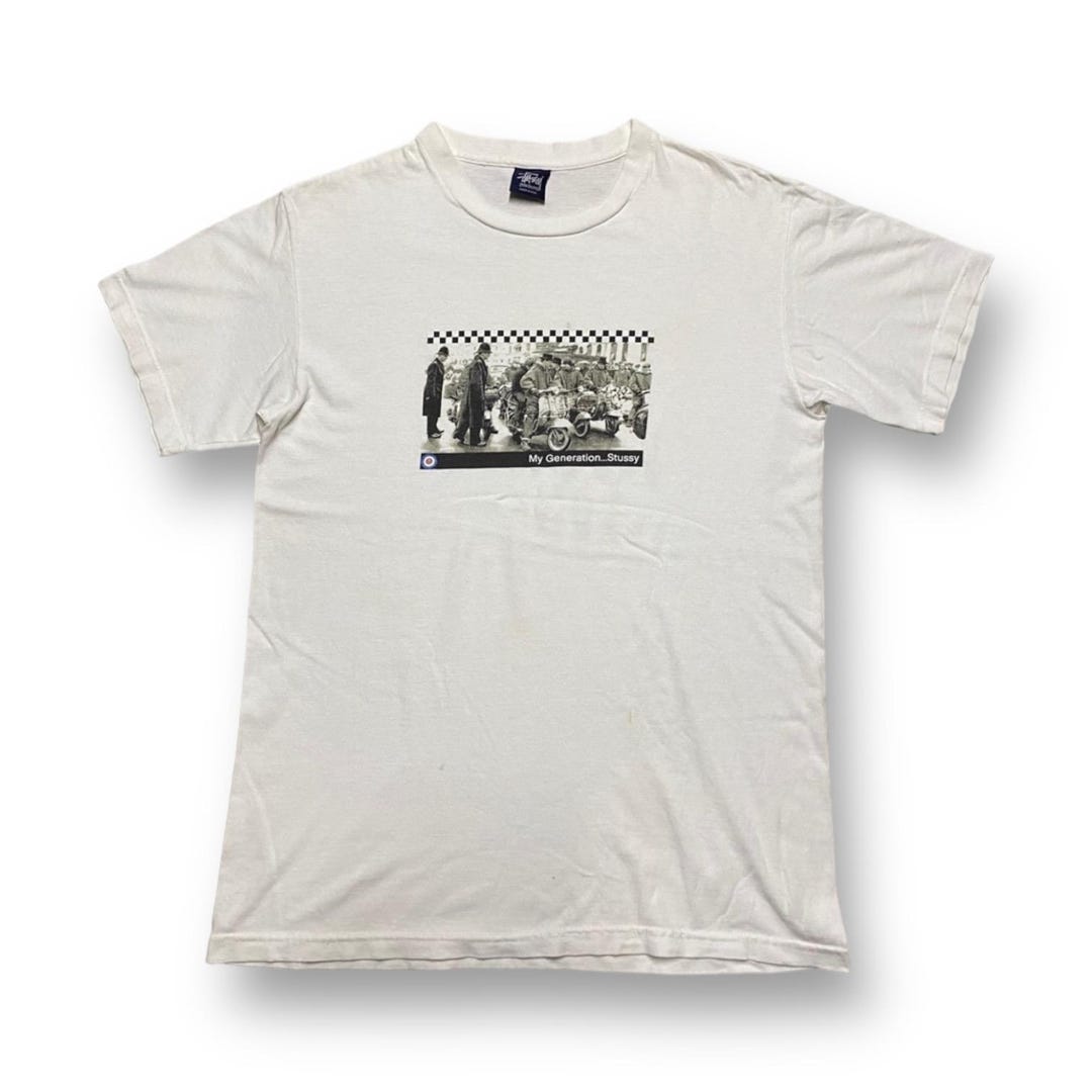 STUSSY Tシャツ 80s OLD STUSSY Tシャツ シャドーマン ラガマフィン 黒タグ