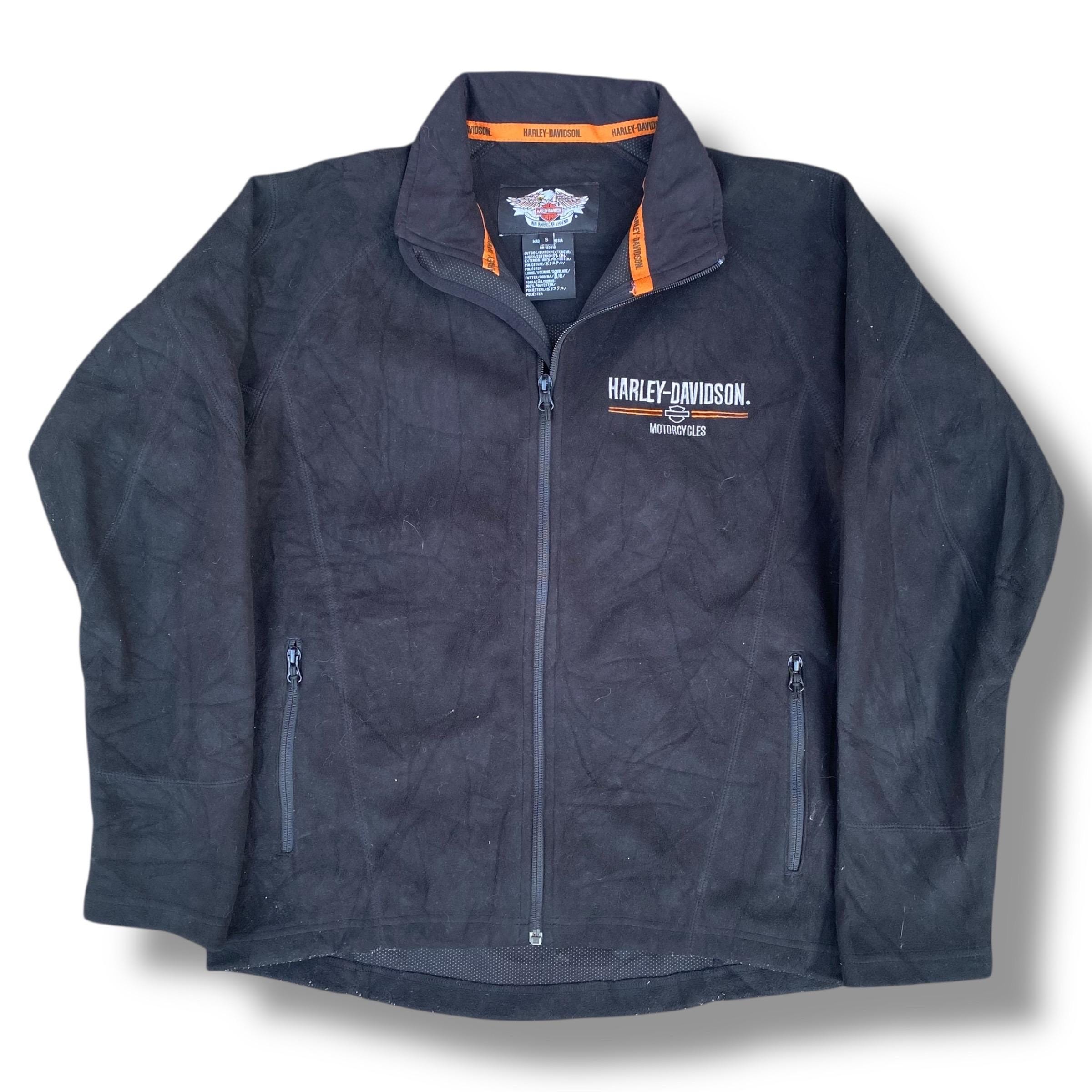 ヴィンテージ ハーレーダビッドソン モーターサイクル 刺繍ロゴ フル