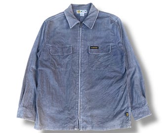 Vintage 70S Wrangler Big Ben Blue Blanket Lined Corduroy Collar