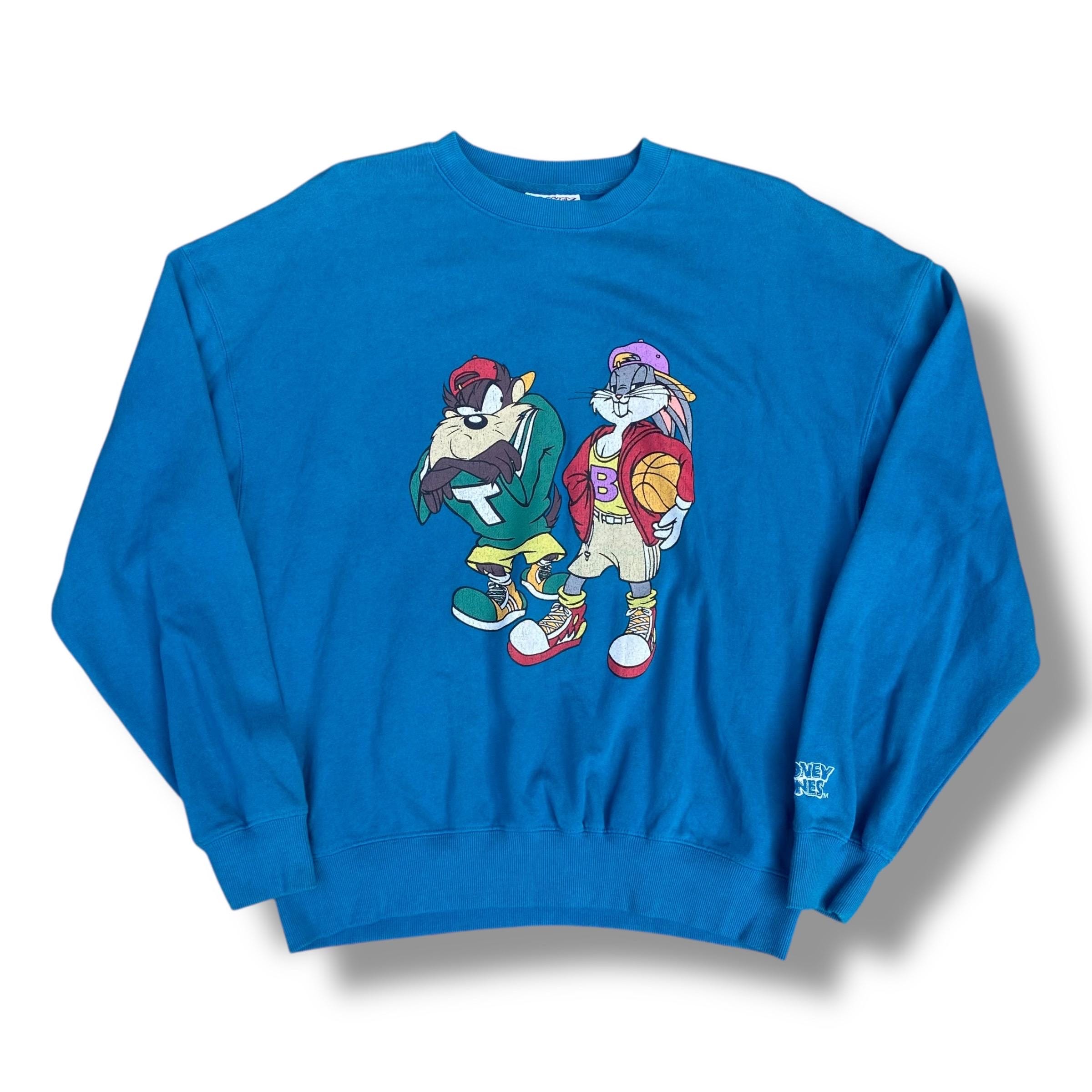 Vintage Y2K Looney Tunes Sweatshirts Bugs Bunny Taz-mania 