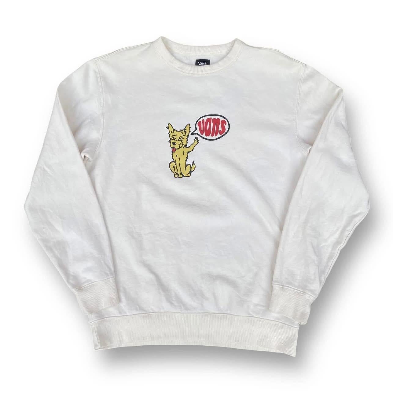 Vintage Y2K Vans X Tyson Peterson Versa Dog White Standard Crew 