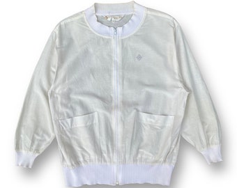 Vintage 90's Christian Dior Sports Light Bomber Jacket Style