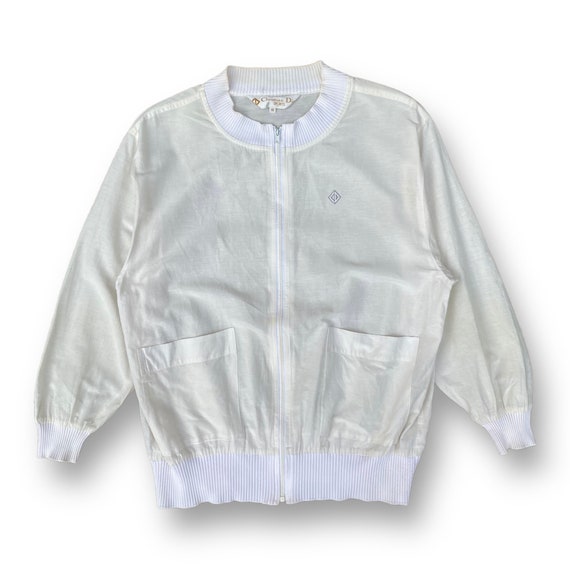 Vintage 90's Christian Dior Sports Light Bomber Jacket Style