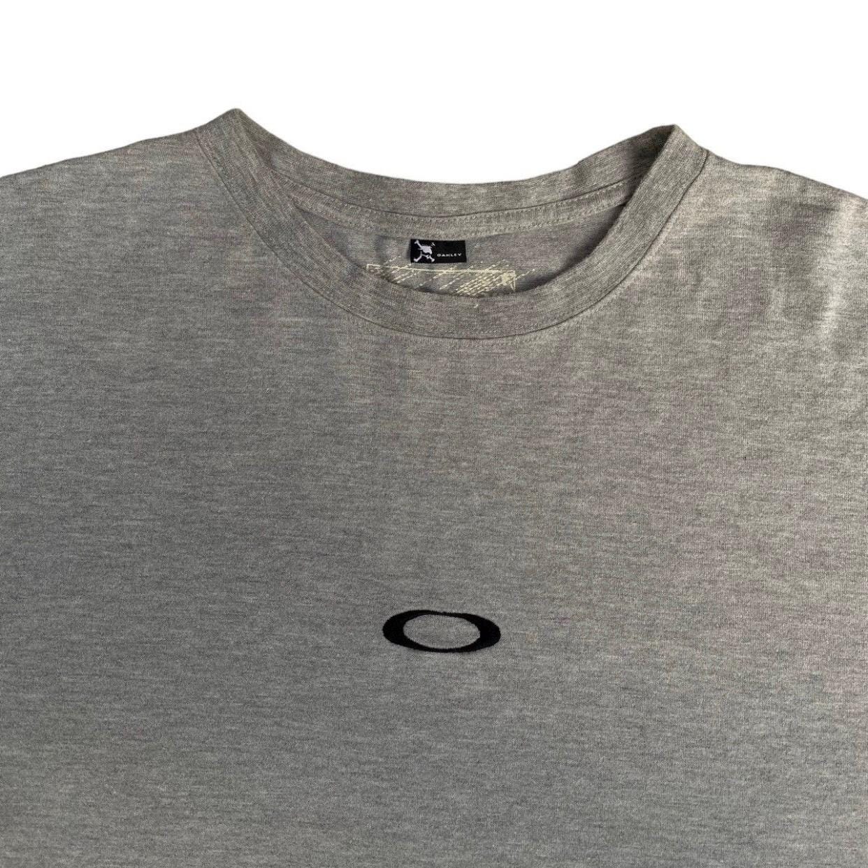 Vintage Y2K Oakley Center Logo Shirt Extra Large Embroidery
