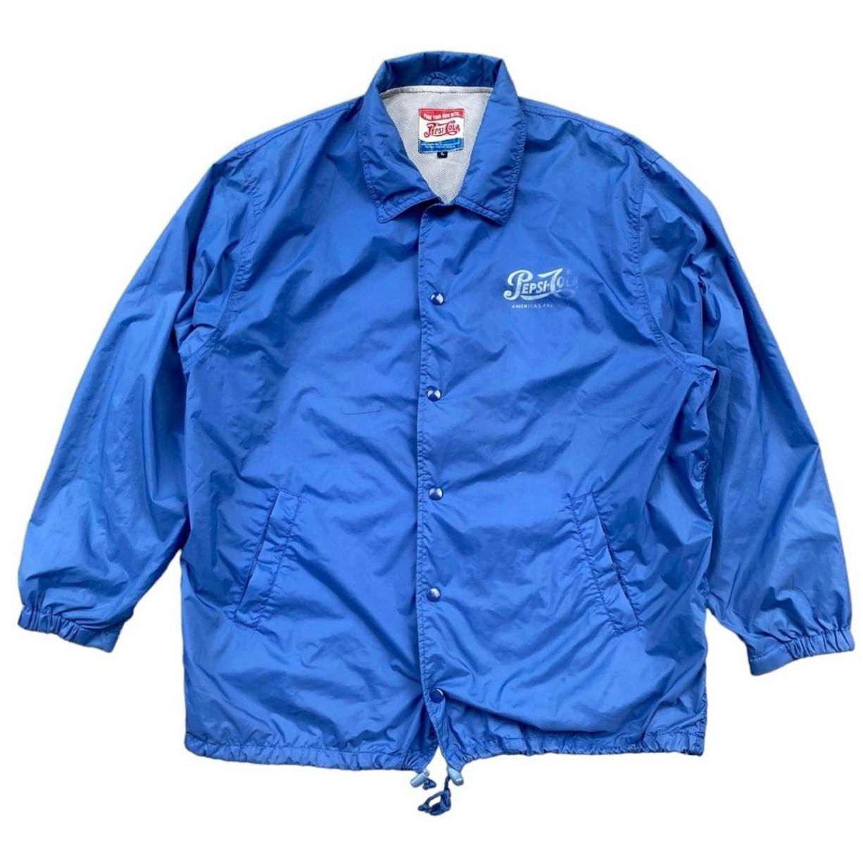 Rare! Vintage 90s Pepsi Cola Coach Jacket Promo Tees Jacket 