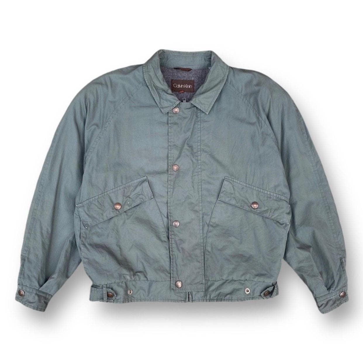 Vintage 90s Calvin Klein Bomber Jacket Retro Fashion Style 