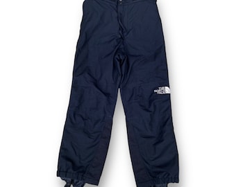 Vintage The North Face Cargo pantalones de esquí Gore-Tex Mountain Outdoor Snowboard negro color tamaño S