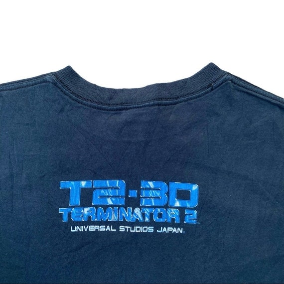 Vintage Terminator 2 Judgement Day Movie Shirt Me… - image 6