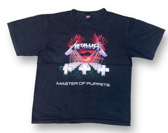 Vintage 90s Metallica Master of Puppets Cover Album Shirt Large