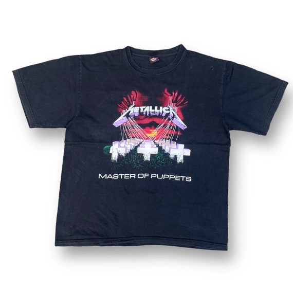 Vintage 90s Metallica Master of Puppets Cover Album Shirt Large 