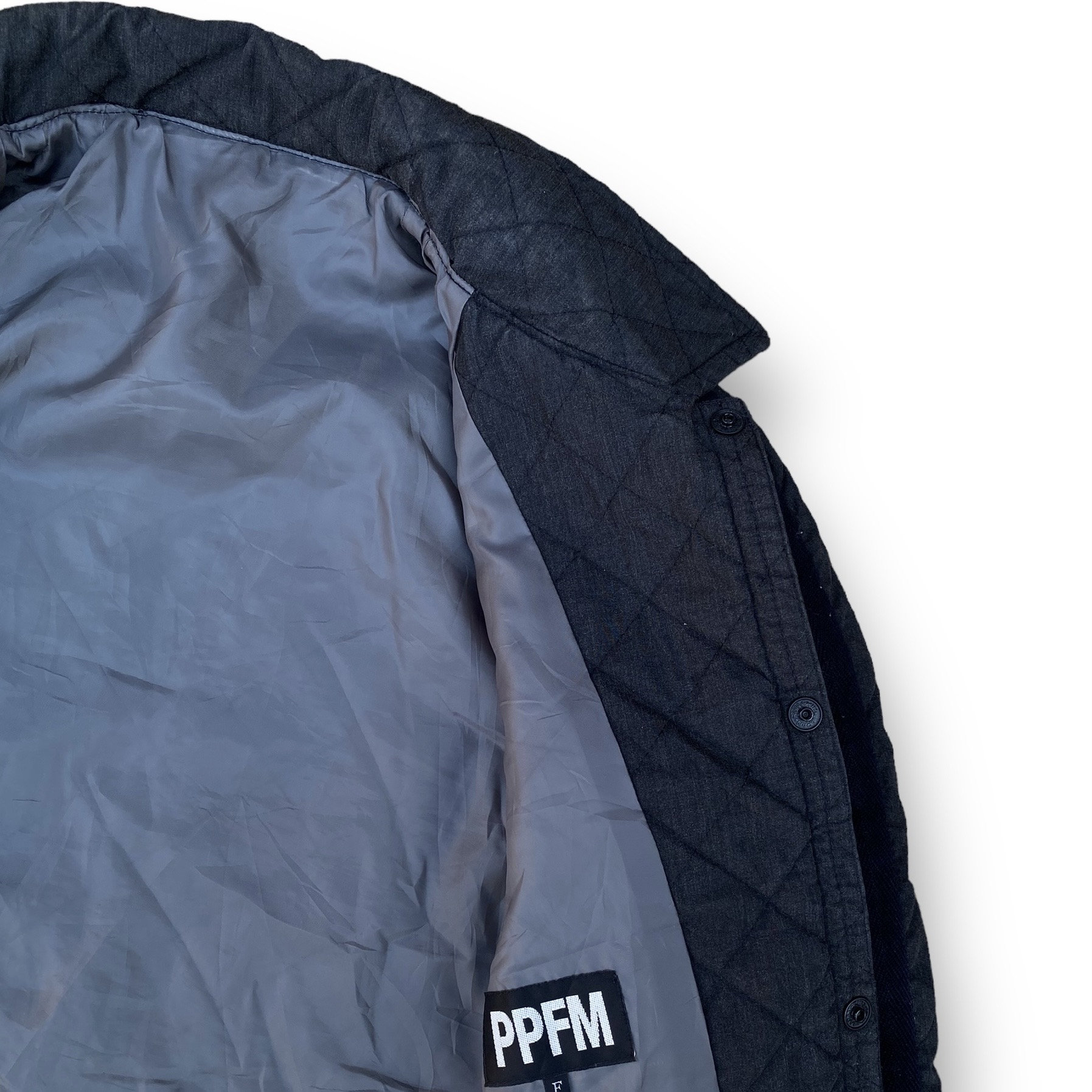 Vintage 90s PPFM Button up Jacket Multipocket Snap Button