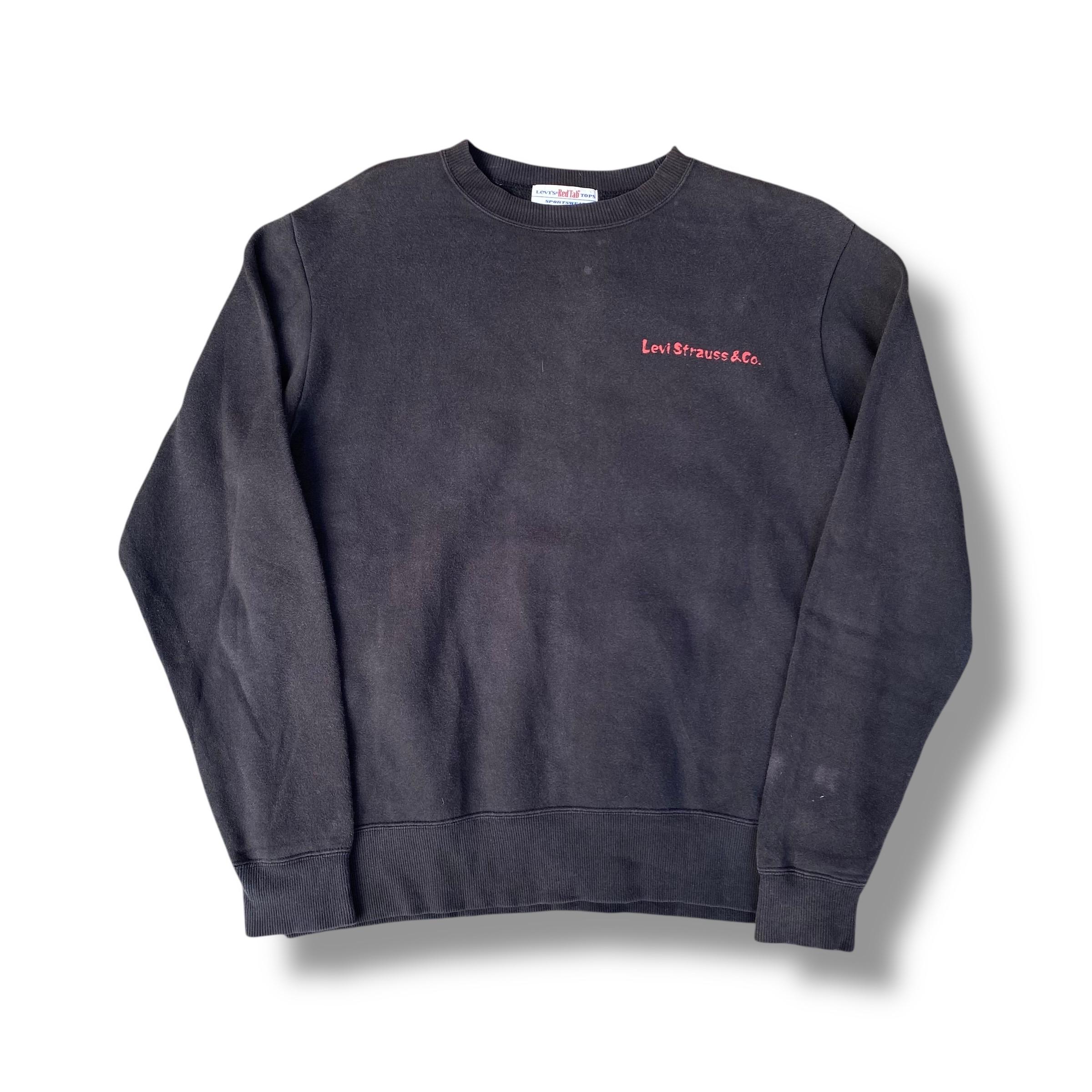 Vintage 90s Levis Red Tab Tops Sportswear Sweatshirt Two Horse