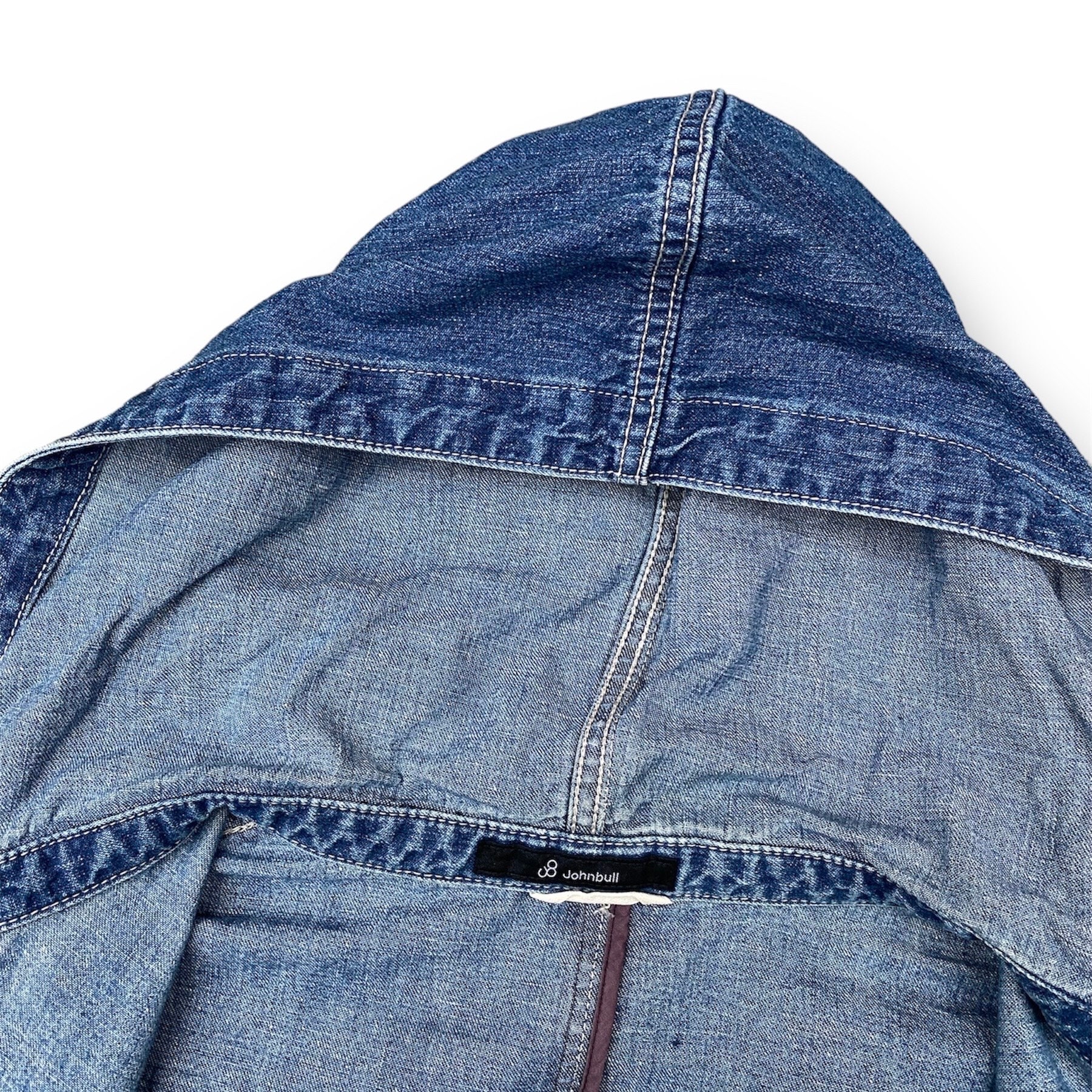 Vintage 90s Johnbull Denim Jean Hoodies Jacket Extra Large