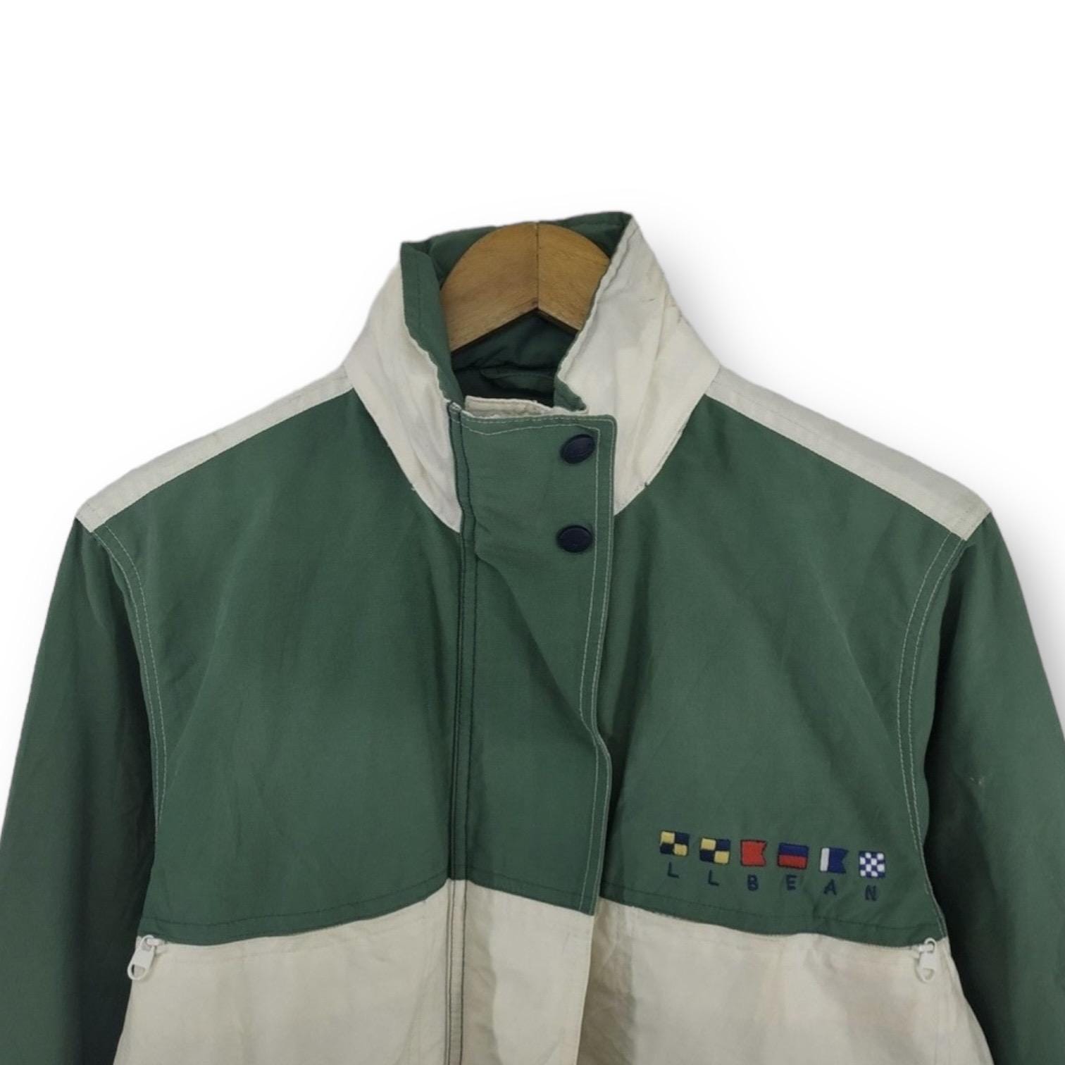 90年代ヴィンテージ LL.Bean セーリング ノーティカル ブロック 