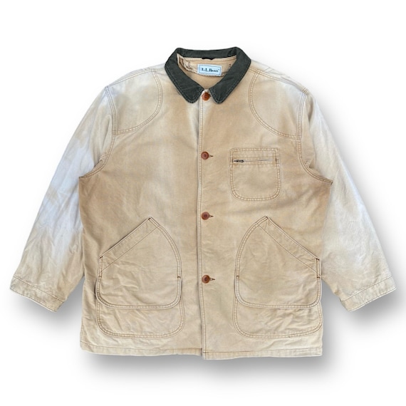 Insane! Vintage 90s L.L. Bean Blanket Lined Chore Jacket Double 