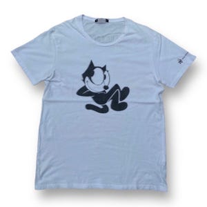 Vintage Y2K Felix The Cat Shirt Cartoon Character Vintage Movie Film Felix The Cat Production 2000s Size L