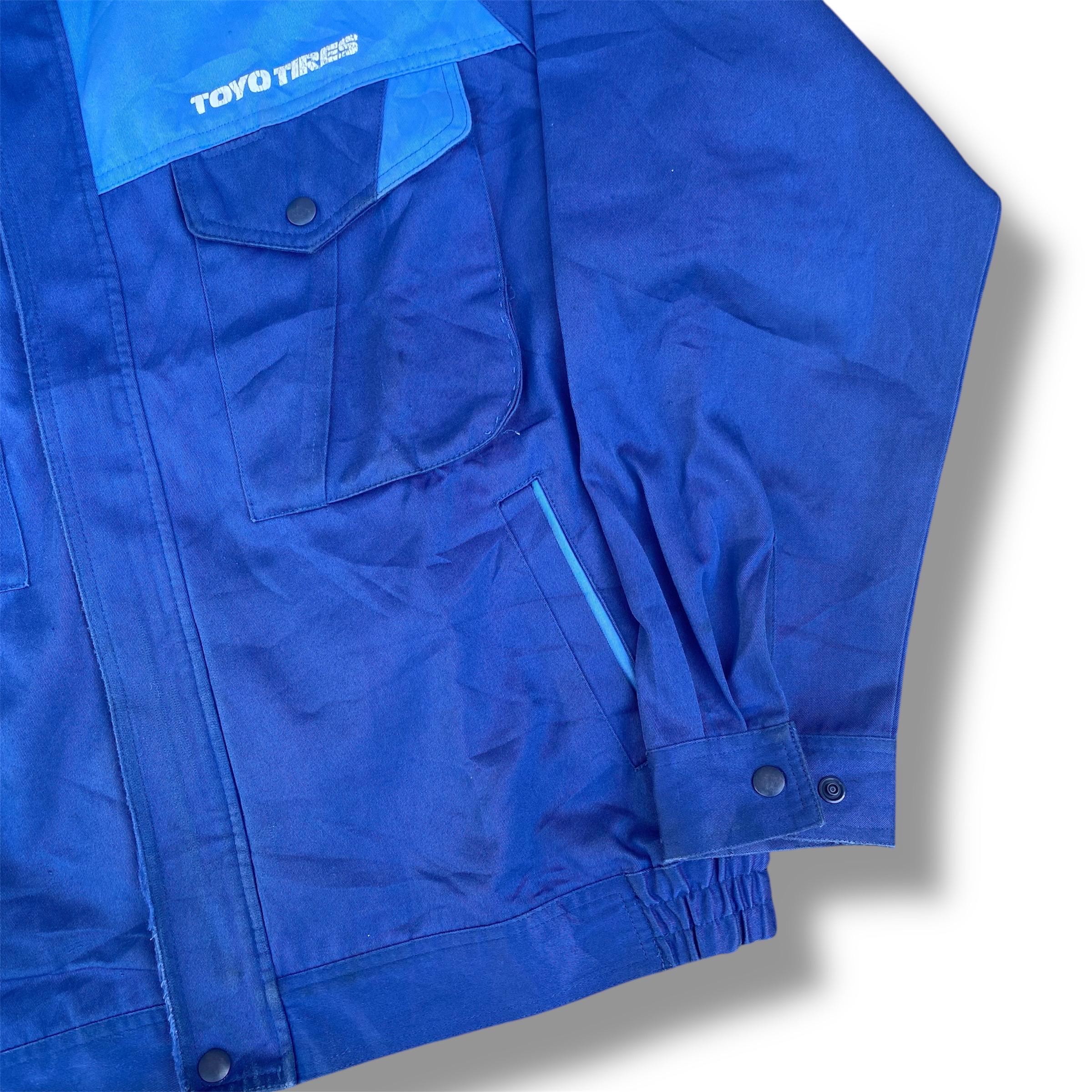 Vintage 90s Toyo Tires Workwear Jacket Staff Outerwear Outfits