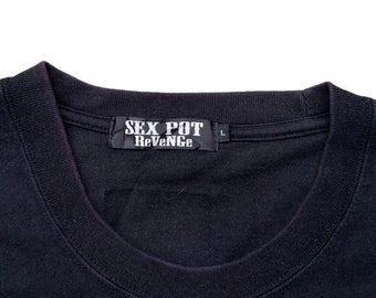 Vintage 90s Sex Pot Revenge Shirt Large Japan Chaos Punk Style