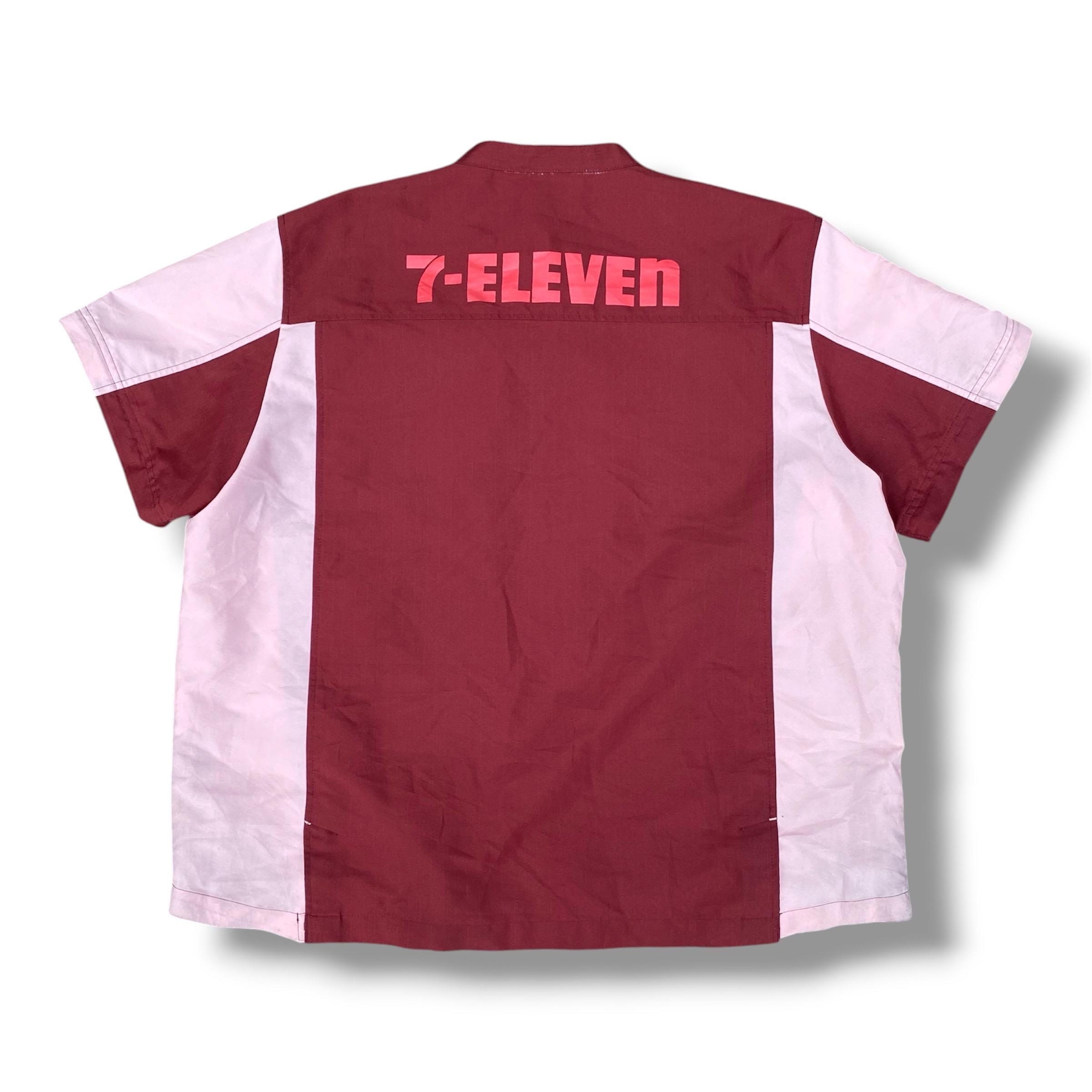 Vintage 90s 7-eleven Japan Employee Uniform Workshirt Workwear