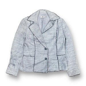 Vintage Rare Design Women Blazer Jacket Medium Button Down Designer Style Fashion Outfits Casual Coat Size M